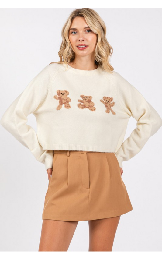 Triple Teddy Sweater